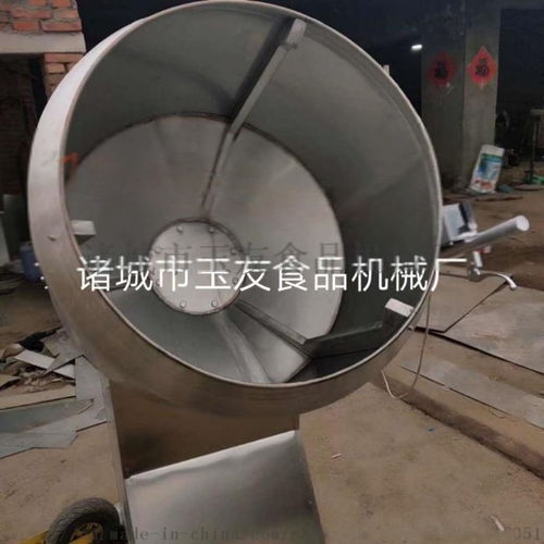 廠家直銷玉友八角拌料機蠶豆拌料機不銹鋼304材質 ,諸城市玉友食品機械廠